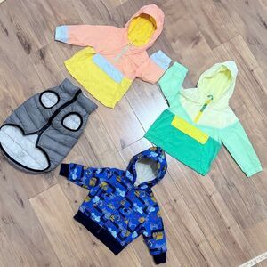 Bundle of Cat & Jack and Place Colorful Kids' Jackets and Vest Set Size 12-18 M